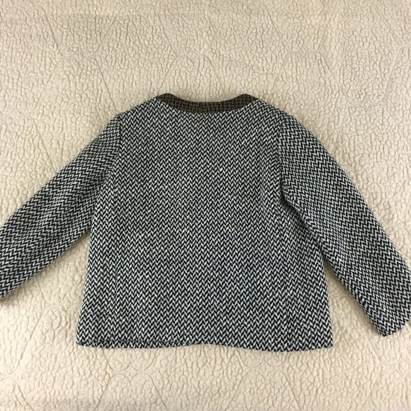 Women's sz M B.H.WRAGGE vintage wool blazer jacket - Picture 11 of 12